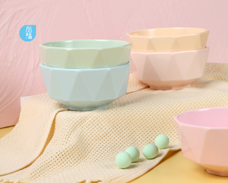 5吋鑽石紋中(zhong)餐碗-6438