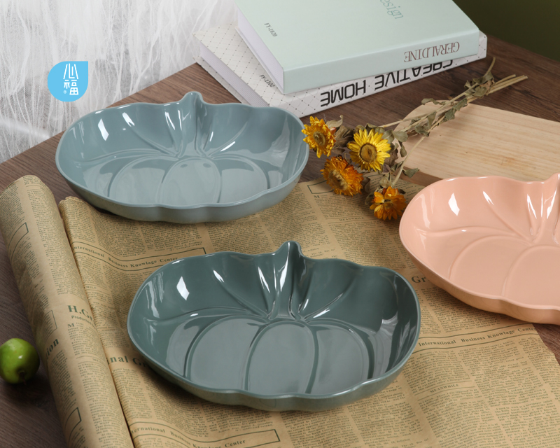 南(nan)瓜淺口果盤-2270